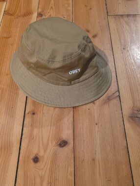 Obey Men's Tan/Brown Cotton Bucket Hat
